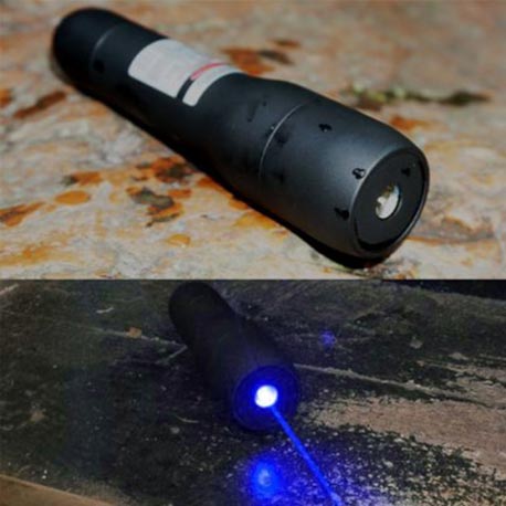 Lampe de poche laser haute puissance enflammer sac plastique